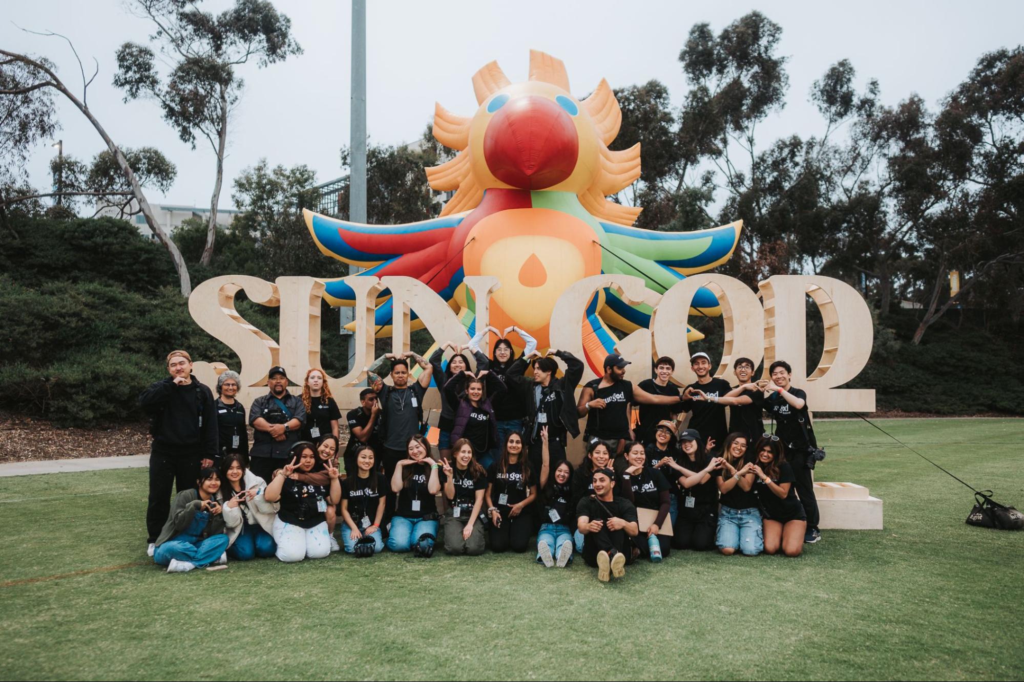 ASCE Team at Sun God Festival